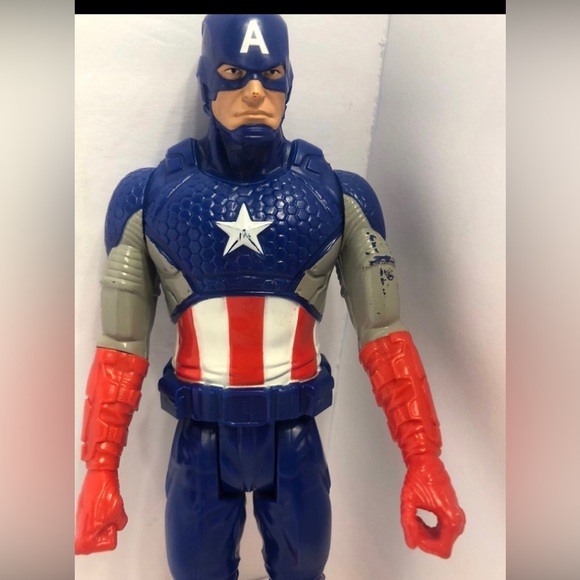 Lot of 3 - 2 Captain America 12" & 1 Marvel Avengers Infinity War Iron Man 12" - Picture 4 of 10